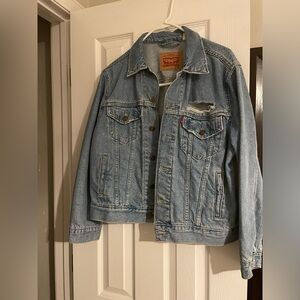 Distressed Levi’s Jean Jacket